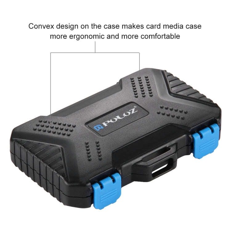 PULUZ 27 in 1 Memory Card Case for 4CF + 8SD + 9TF + 1Card PIN + 1Standard SIM + 2Micro-SIM + 2Nano-SIM - Card Case by PULUZ | Online Shopping South Africa | PMC Jewellery