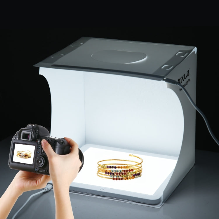 PULUZ 20cm LED Shadowless Light Pad for Photo Studio Box - free shipping - PMC TechLife - Order now!