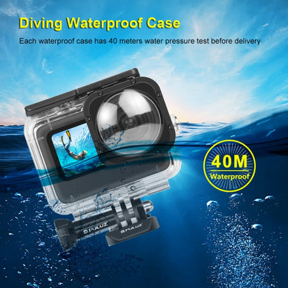 PULUZ 40m Waterproof Housing Protective Case with Buckle Basic Mount & Screw for GoPro HERO12 Black /11 Black /11 Black Mini /10 Black /9 Black Max Lens Mod(Transparent) - Waterproof Cases by PULUZ | Online Shopping South Africa | PMC Jewellery