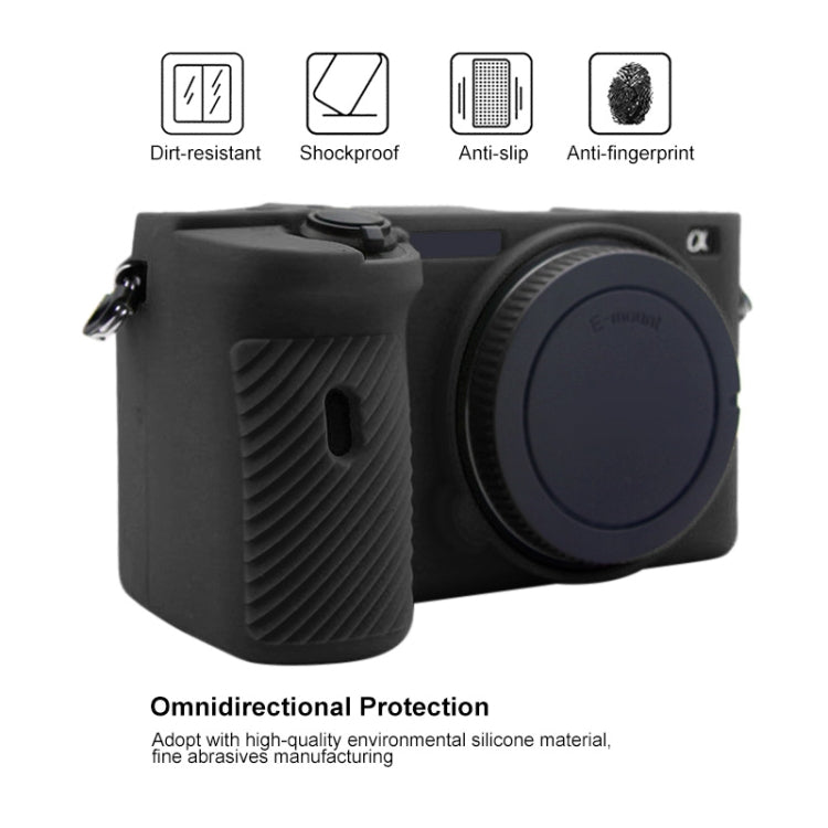 PULUZ Soft Silicone Protective Case for Sony A6600 / ILCE-6600(Black) - Protective Case by PULUZ | Online Shopping South Africa | PMC TechLife | Buy Now Pay Later Mobicred