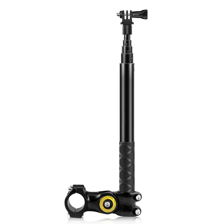 PULUZ Motorcycle Bicycle Handlebar Fixture Mount Camera Bracket Adapter with Monopod Stand - free shipping - PMC TechLife - Order now!