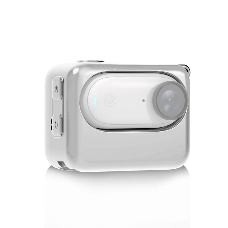 For Insta360 GO 3 PULUZ Camera Charging Case Silicone Case (White) - free shipping - PMC TechLife - Order now!