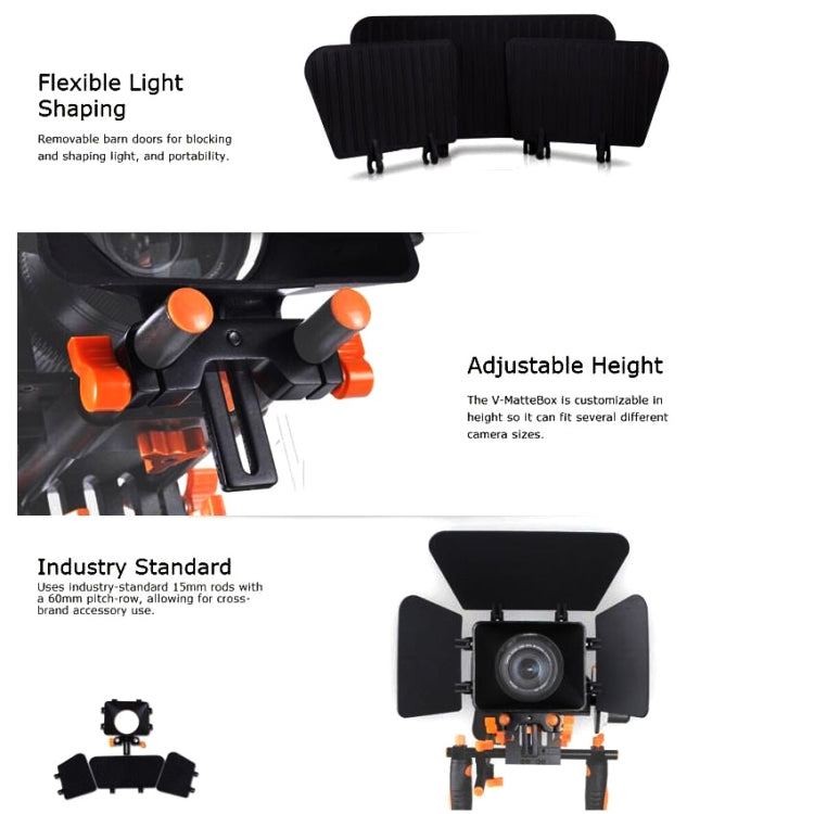 Aputure V-Matte Box, Flexible light shaping - free shipping - PMC TechLife - Order now!