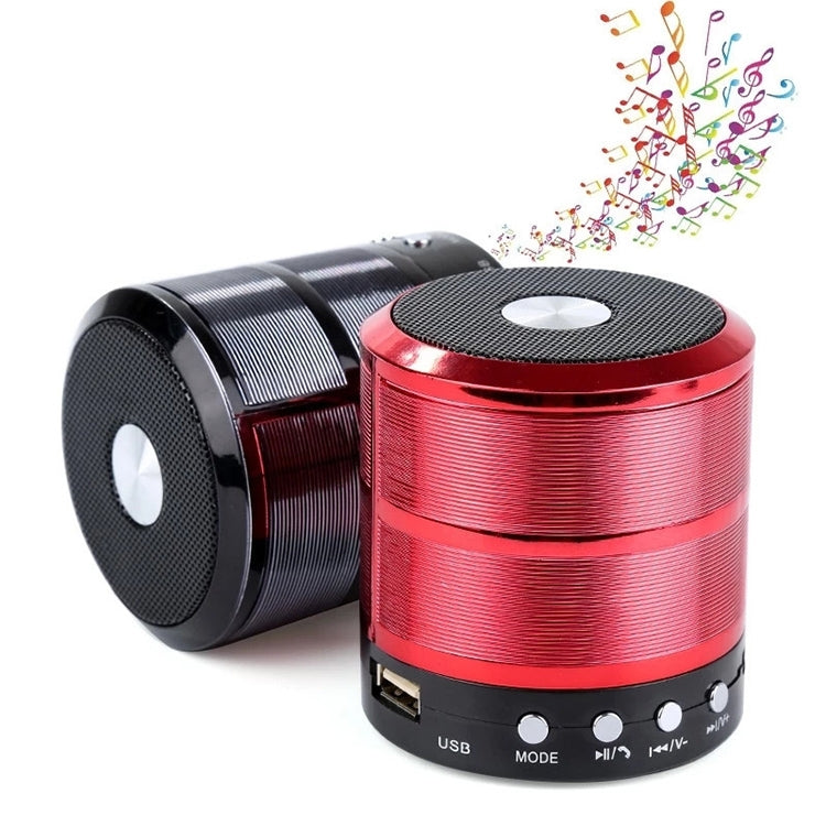 S28 Metal Mobile Bluetooth Stereo Portable Speaker with Hands-free Call Function(Red) - Desktop Speaker by PMC TechLife | Online Shopping South Africa | PMC TechLife