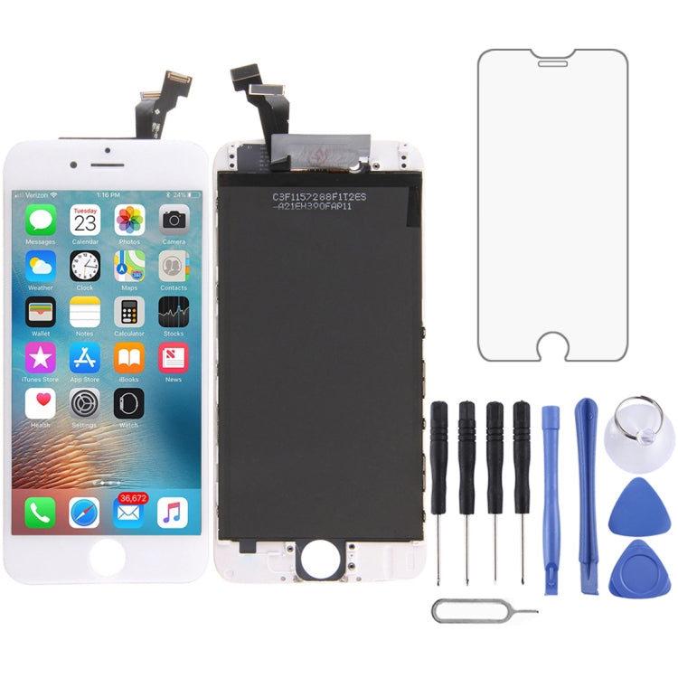 Original LCD Screen for iPhone 6 with Digitizer Full Assembly  (White) - iPhone 6/6 Plus Parts by PMC Jewellery | Online Shopping South Africa | PMC Jewellery