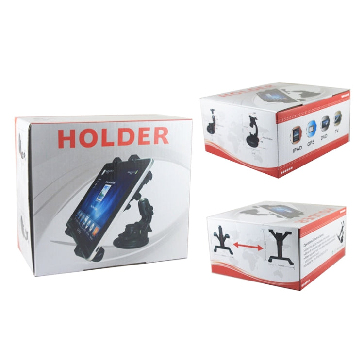 2 in 1 (Air Conditioning Vent Holder + Car Holder) for iPad, iPad mini, other Tab(Black) - Car Holders by PMC TechLife | Online Shopping South Africa | PMC TechLife