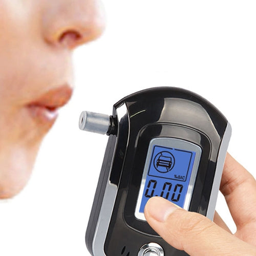 3 digitals LCD Display Breath Alcohol Tester Analyzer(Black) - Breath Alcohol Tester by PMC TechLife | Online Shopping South Africa | PMC TechLife