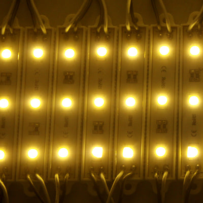 Module Light Strip, 20x 3-LED Warm White Light 5050 SMD LED, DC 12V - LED Module Light by PMC TechLife | Online Shopping South Africa | PMC TechLife