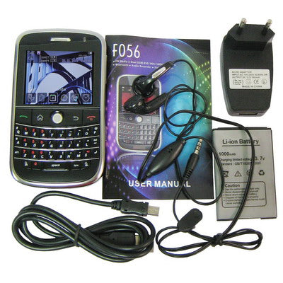 F056 Mobile Phone, Network: 2G, Bluetooth FM JAVA, Dual SIM, Quad Band(Black) - Others by PMC Jewellery | Online Shopping South Africa | PMC Jewellery