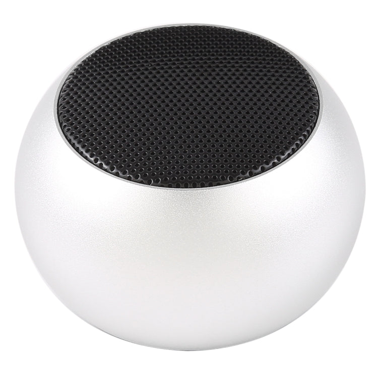 Mini Metal Wireless Bluetooth Speaker,  Hands-free, LED Indicator(Silver) - Desktop Speaker by PMC Jewellery | Online Shopping South Africa | PMC Jewellery