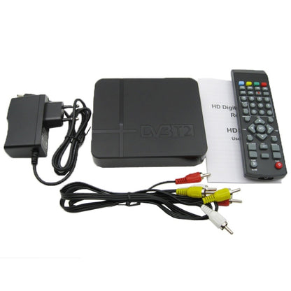 Mini Terrestrial Receiver HD DVB-T2 Set Top Box, Support USB / HDMI / MPEG4 /H.264(Black) - DVB-T & Analog Solutions by PMC Jewellery | Online Shopping South Africa | PMC Jewellery