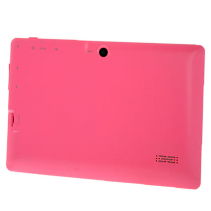 Q88 Tablet PC, 7.0 inch, 1GB+8GB, Android 4.0, 360 Degree Menu Rotate, Allwinner A33 Quad Core up to 1.5GHz, WiFi, Bluetooth(Pink) - 7.0-8.0 inch by PMC Jewellery | Online Shopping South Africa | PMC Jewellery