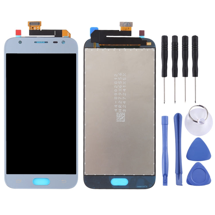 Original LCD Screen for Galaxy J3 (2017), J330F/DS, J330G/DS with Digitizer Full Assembly (Blue) - LCD Screen by PMC Jewellery | Online Shopping South Africa | PMC Jewellery