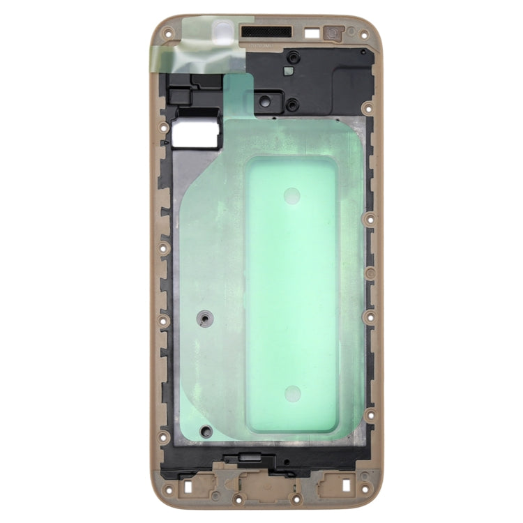 For Galaxy J730  Front Housing LCD Frame Bezel Plate(Gold) - Frame Bezel Plate by PMC Jewellery | Online Shopping South Africa | PMC Jewellery