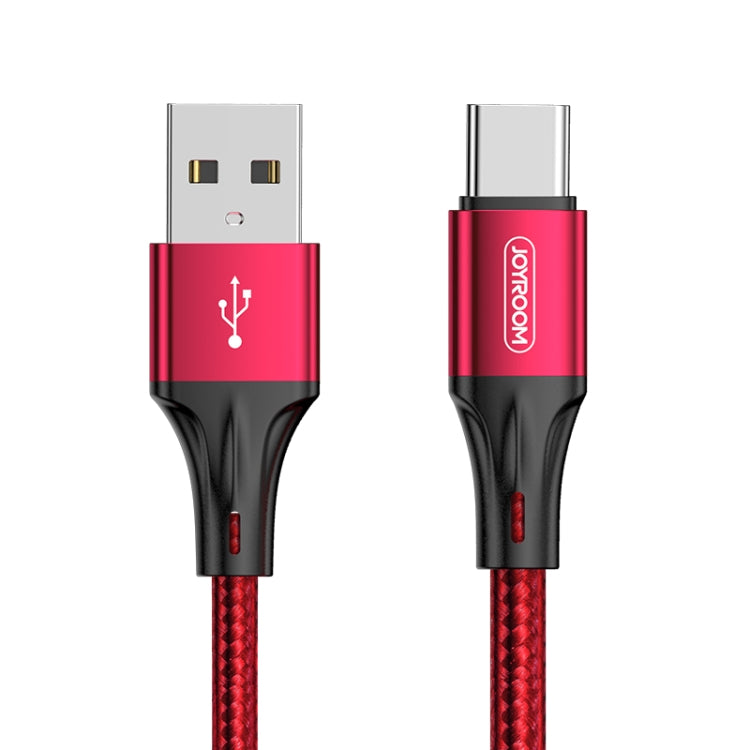 JOYROOM S-1030N1 N1 Series 1m 3A USB to USB-C / Type-C Data Sync Charge Cable (Red) - USB-C & Type-C Cable by JOYROOM | Online Shopping South Africa | PMC Jewellery