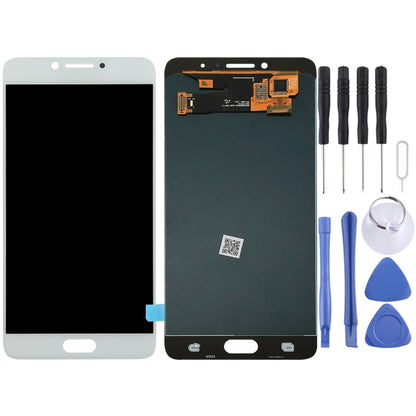 Original LCD Screen for Galaxy C7 Pro / C7010 with Digitizer Full Assembly (White) - LCD Screen by PMC Jewellery | Online Shopping South Africa | PMC Jewellery
