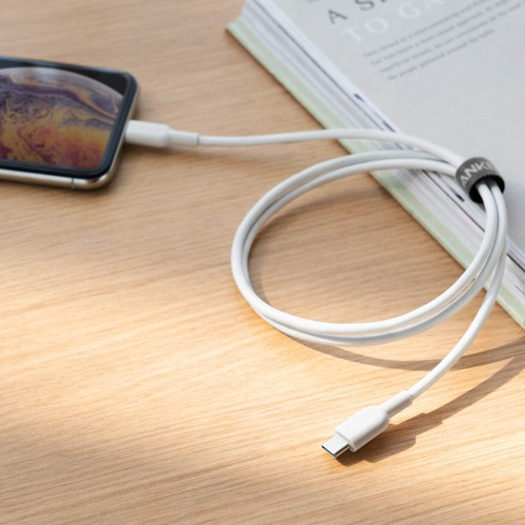 ANKER PowerLine II USB-C / Type-C to 8 Pin MFI Certificated Data Cable, Length: 0.9m(White) - MFI Cable by ANKER | Online Shopping South Africa | PMC Jewellery | Buy Now Pay Later Mobicred