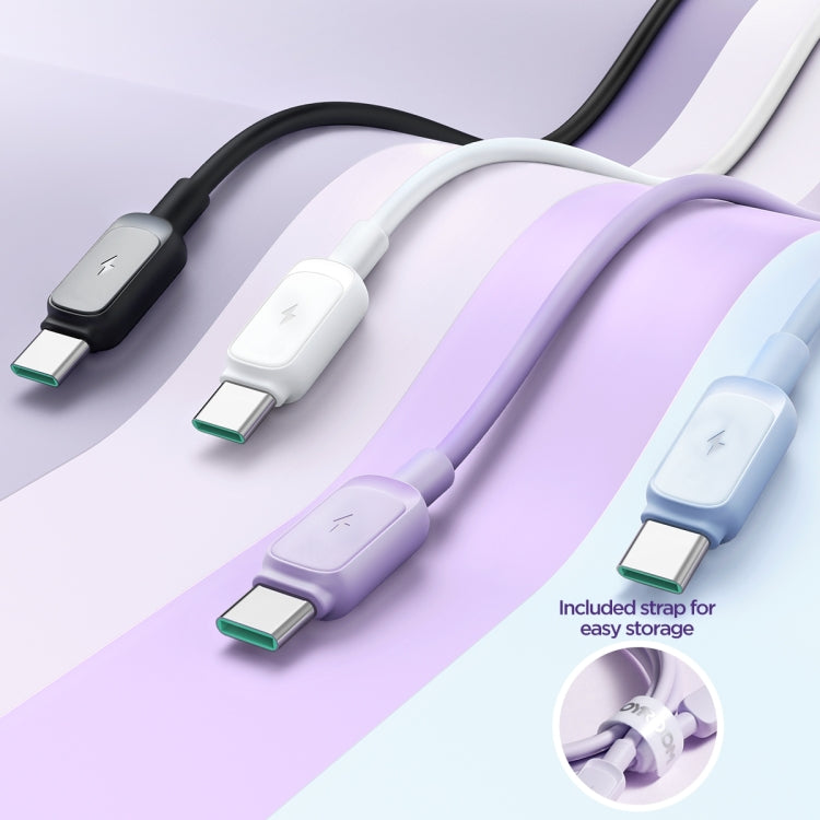 JOYROOM S-AC027A14 Multi-Color Series 3A USB to USB-C / Type-C Fast Charging Data Cable, Length:1.2m(Purple) - USB-C & Type-C Cable by JOYROOM | Online Shopping South Africa | PMC Jewellery