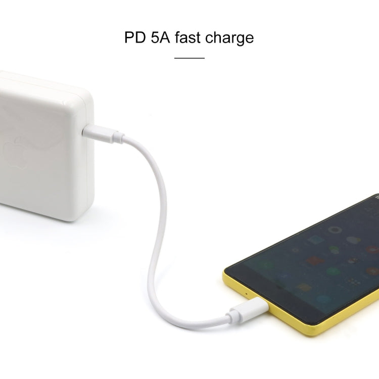 PD 5A USB-C / Type-C Male to USB-C / Type-C Male Fast Charging Cable, Cable Length: 2m (White) - USB-C & Type-C Cable by PMC TechLife | Online Shopping South Africa | PMC TechLife | Buy Now Pay Later Mobicred