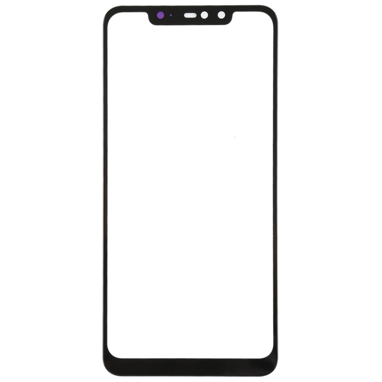 Front Screen Outer Glass Lens for Xiaomi Redmi Note 6 Pro(Black) - LCD Related Parts by PMC Jewellery | Online Shopping South Africa | PMC Jewellery