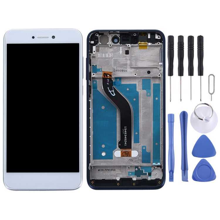 OEM LCD Screen for Huawei P8 Lite (2017) Digitizer Full Assembly with Frame (White) - LCD Screen by PMC Jewellery | Online Shopping South Africa | PMC Jewellery