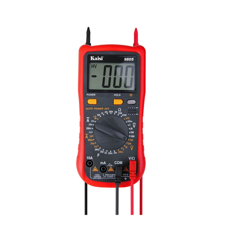Kaisi 9805 Anti-burning Multifunctional Digital Universal Multimeter Auto-Range Digital Multimeter - Current & Voltage Tester by Kaisi | Online Shopping South Africa | PMC TechLife | Buy Now Pay Later Mobicred