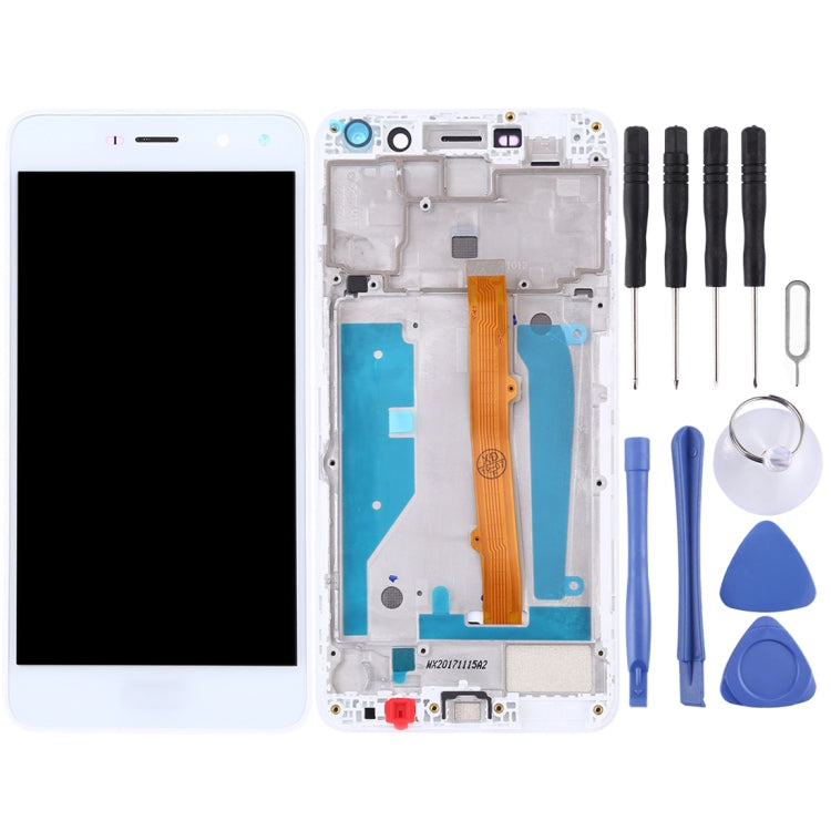 OEM LCD Screen for Huawei Y5 (2017) Digitizer Full Assembly with Frame (White) - LCD Screen by PMC Jewellery | Online Shopping South Africa | PMC Jewellery