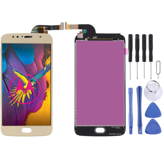 TFT LCD Screen for Motorola Moto G5S with Digitizer Full Assembly (Gold) - LCD Screen by PMC Jewellery | Online Shopping South Africa | PMC Jewellery