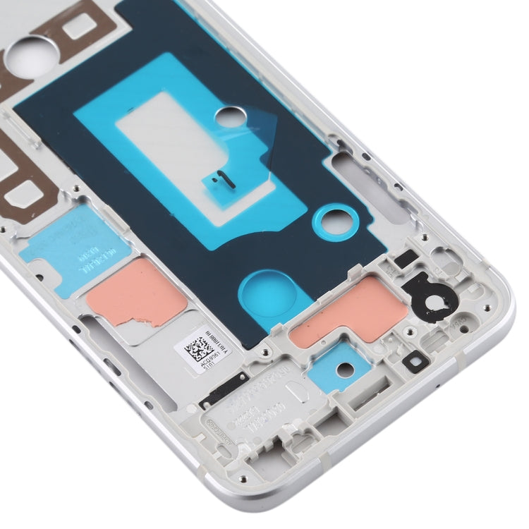 Front Housing LCD Frame Bezel Plate for LG Q7 / Q610 / Q7 Plus / Q725 / Q720 / Q7A / Q7 Alpha(Silver) - For LG by PMC Jewellery | Online Shopping South Africa | PMC Jewellery