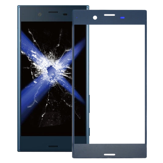 Front Screen Outer Glass Lens for Sony Xperia XZ(Blue) - Touch Panel by PMC Jewellery | Online Shopping South Africa | PMC Jewellery