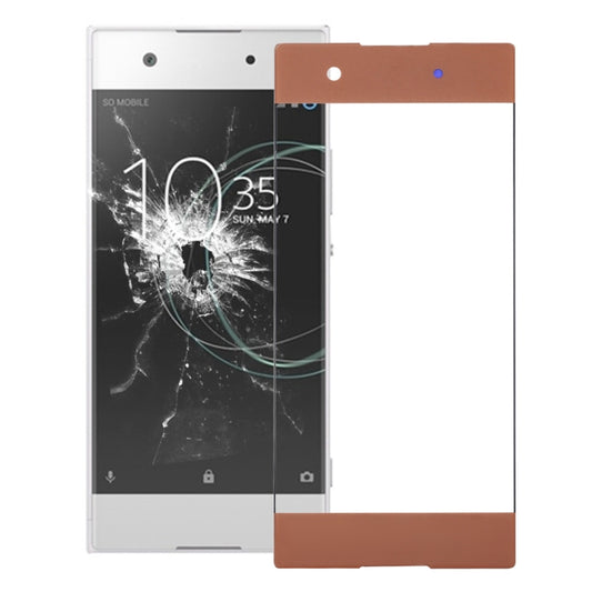 Front Screen Outer Glass Lens for Sony Xperia XA1 (Pink) - Touch Panel by PMC Jewellery | Online Shopping South Africa | PMC Jewellery