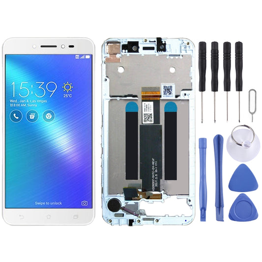 OEM LCD Screen for Asus ZenFone Live ZB501KL X00FD A007 Digitizer Full Assembly with Frame（White) - LCD Screen by PMC Jewellery | Online Shopping South Africa | PMC Jewellery