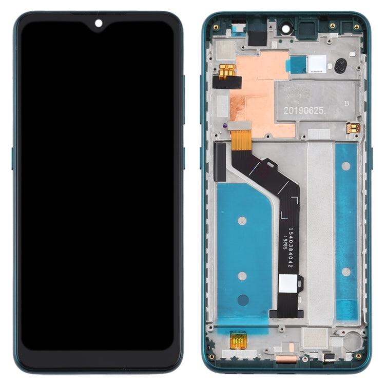 TFT LCD Screen for Nokia 7.2 TA-1196 Digitizer Full Assembly with Frame (Green) - LCD Screen by PMC Jewellery | Online Shopping South Africa | PMC Jewellery