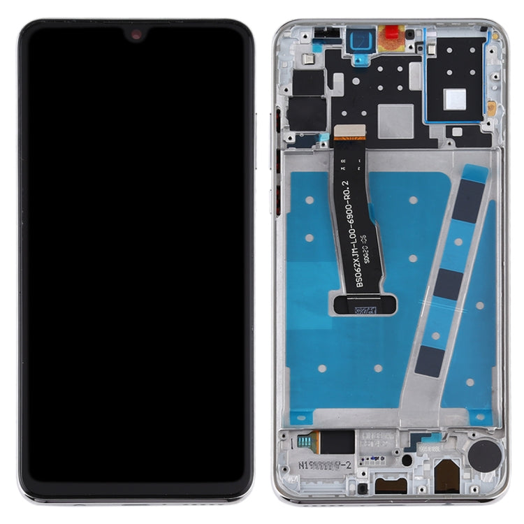 OEM LCD Screen for Huawei P30 Lite (RAM 4G / Standard Version) Digitizer Full Assembly with Frame(White) - LCD Screen by PMC Jewellery | Online Shopping South Africa | PMC Jewellery