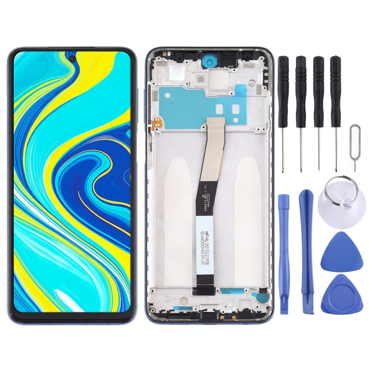 LCD Screen and Digitizer Full Assembly with Frame for Xiaomi Redmi Note 9S / Redmi Note 9 Pro Max / Redmi Note 9 Pro (India) / Redmi Note 9 Pro / Note 10 Lite(Black) - free shipping - PMC TechLife - Order now!