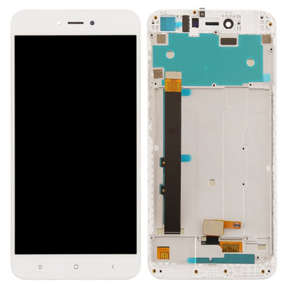 TFT LCD Screen for Xiaomi Redmi Note 5A Digitizer Full Assembly with Frame(White) - LCD Screen by PMC Jewellery | Online Shopping South Africa | PMC Jewellery