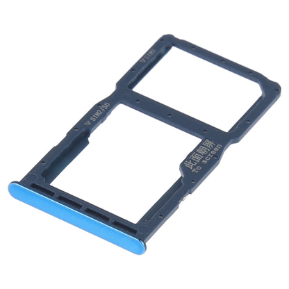 SIM Card Tray +  SIM Card Tray / Micro SD Card for Huawei P30 Lite(Blue) - Card Socket by PMC Jewellery | Online Shopping South Africa | PMC Jewellery