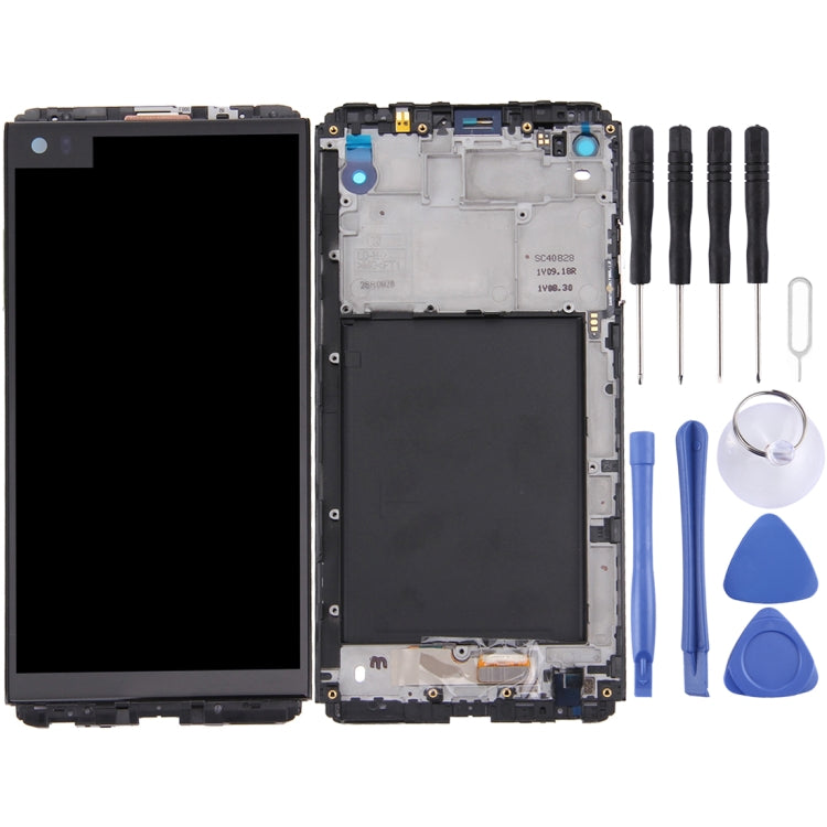 LCD Screen and Digitizer Full Assembly with Frame for LG V20 VH990, H918, H910, LS997, US996, VS995, F800L, F800S, F800K, H915, H910PR(Black) - For LG by PMC Jewellery | Online Shopping South Africa | PMC Jewellery