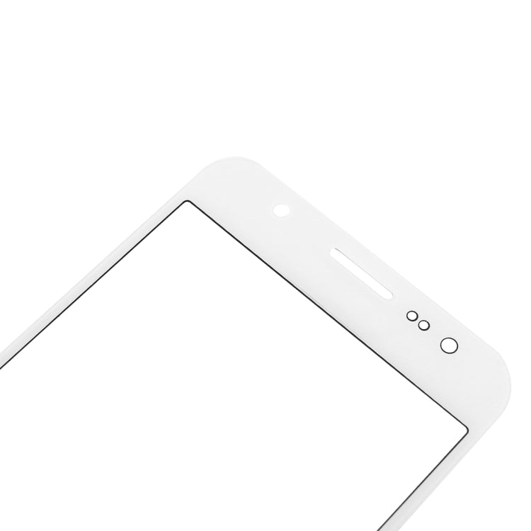 For Galaxy J7 / J700 Front Screen Outer Glass Lens (White) - Outer Glass Lens by PMC Jewellery | Online Shopping South Africa | PMC Jewellery