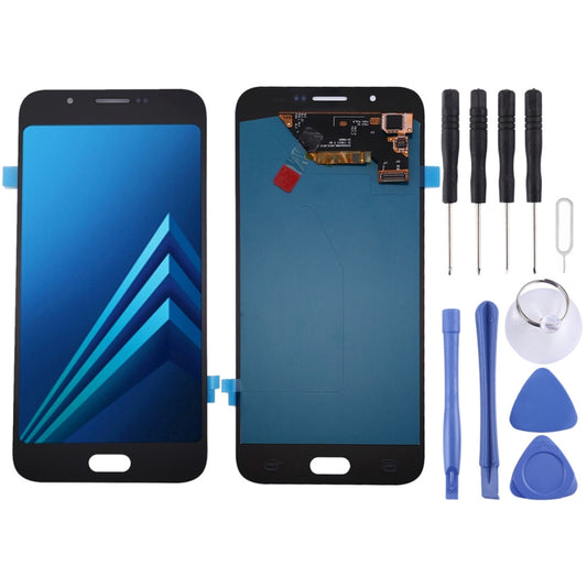 Oled LCD Screen for Galaxy A8 with Digitizer Full Assembly (Black) - LCD Screen by PMC Jewellery | Online Shopping South Africa | PMC Jewellery