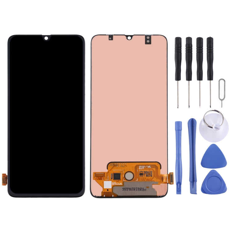 Super AMOLED LCD Screen for Samsung Galaxy A70s with Digitizer Full Assembly (Black) - LCD Screen by PMC Jewellery | Online Shopping South Africa | PMC Jewellery