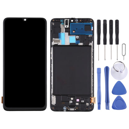 TFT LCD Screen for Samsung Galaxy A70  Digitizer Full Assembly with Frame, Not Supporting Fingerprint Identification (Black) - LCD Screen by PMC Jewellery | Online Shopping South Africa | PMC Jewellery