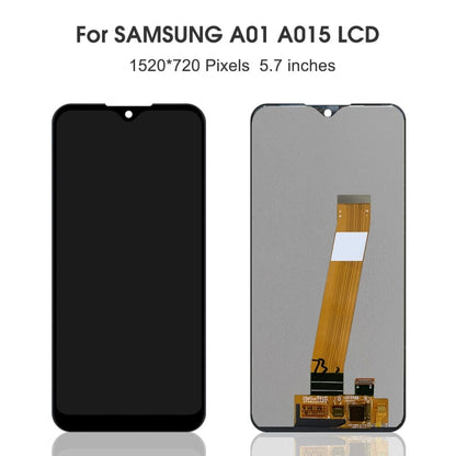 Original PLS TFT LCD Screen (Flex Cable Wide) for Samsung Galaxy A01 (Black) - LCD Screen by PMC Jewellery | Online Shopping South Africa | PMC Jewellery