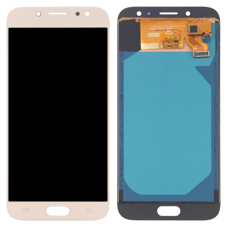 TFT LCD Screen for Galaxy J7 (2017) / J7 Pro /  J730F/DS, J730FM/DS,AT&T with Digitizer Full Assembly (Gold) - LCD Screen by PMC Jewellery | Online Shopping South Africa | PMC Jewellery