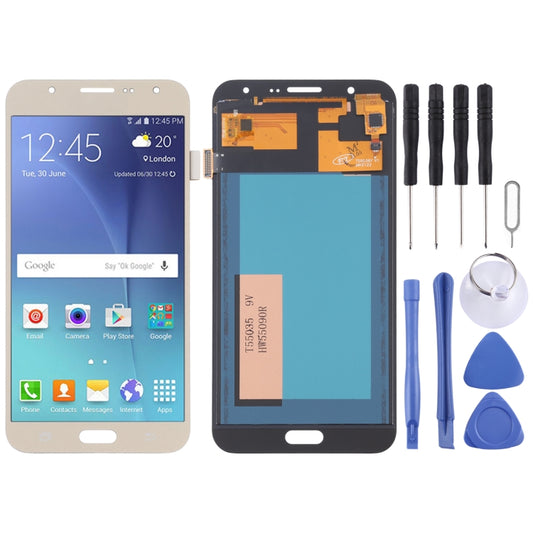 TFT Material LCD Screen and Digitizer Full Assembly for Galaxy J7 (2015) / J700F, J700F/DS, J700H/DS, J700M, J700M/DS, J700T, J700P(Gold) - LCD Screen by PMC Jewellery | Online Shopping South Africa | PMC Jewellery