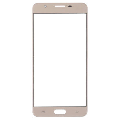 For Samsung Galaxy J7 Prime, On7 (2016), G610F, G610F/DS, G610F/DD, G610M, G610M/DS, G610Y/DS 10pcs Front Screen Outer Glass Lens (Gold) - Outer Glass Lens by PMC Jewellery | Online Shopping South Africa | PMC Jewellery