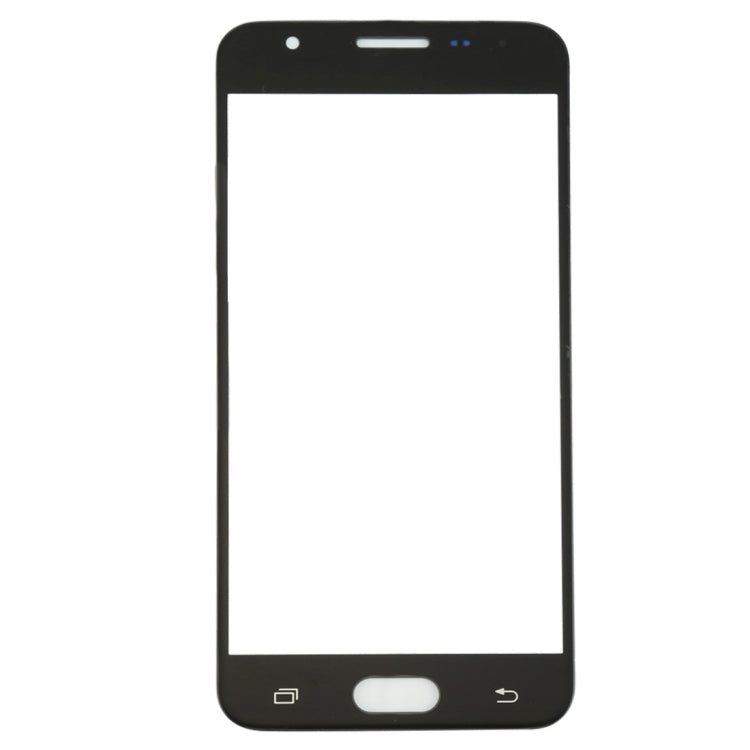 For Samsung Galaxy On5 / G550 10pcs Front Screen Outer Glass Lens (Black) - Outer Glass Lens by PMC Jewellery | Online Shopping South Africa | PMC Jewellery