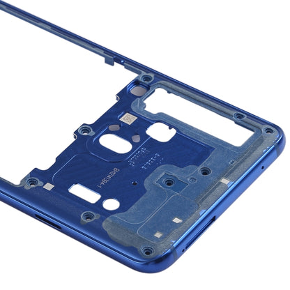 For Galaxy A9 (2018) Middle Frame Bezel Plate (Blue) - Frame Bezel Plate by PMC Jewellery | Online Shopping South Africa | PMC Jewellery