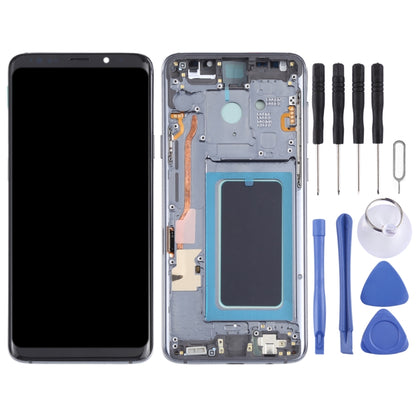 OLED LCD Screen for Samsung Galaxy S9+ SM-G965 Digitizer Full Assembly with Frame (Grey) - LCD Screen by PMC Jewellery | Online Shopping South Africa | PMC Jewellery