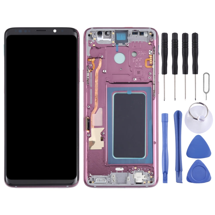 OLED LCD Screen for Samsung Galaxy S9+ SM-G965 Digitizer Full Assembly with Frame (Purple) - LCD Screen by PMC Jewellery | Online Shopping South Africa | PMC Jewellery